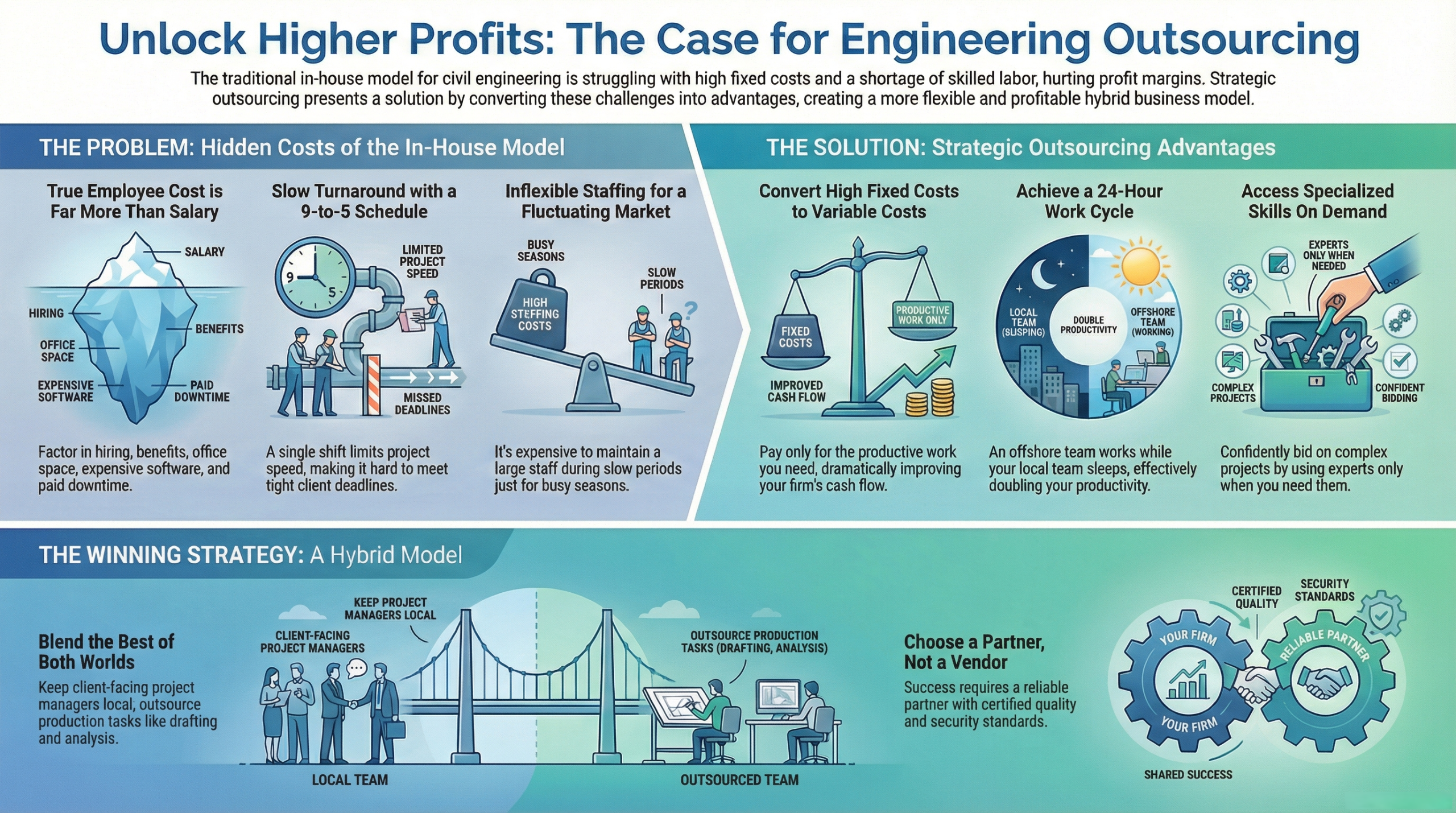 Maximize Profits by Civil Engineering Outsourcing